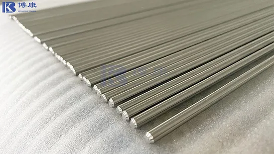 Barra in lega di titanio puro e titanio per uso medico, direttamente dalla fabbrica, del produttore di titanio di grado implantare.